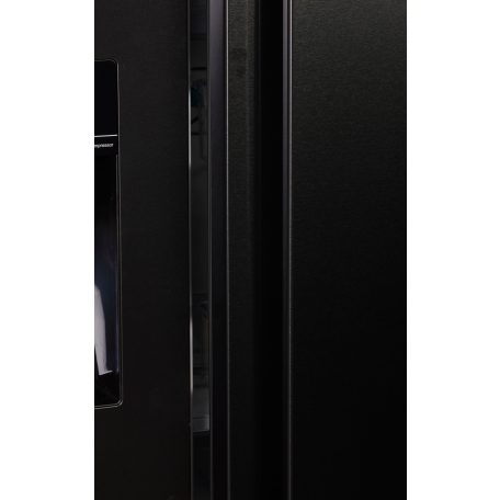 Hisense 566L A++ NoFrostPlus, MultiAirflow Inverteres amerikai hűtőszekrény FEKETE RSIM535AFE-23%!