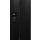 Hisense 566L A++ NoFrostPlus, MultiAirflow Inverteres amerikai hűtőszekrény FEKETE RSIM535AFE-23%!