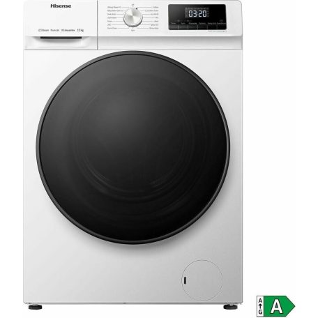 Hisense 12 KG A+++ Inverteres, Gőzfunkciós elöltöltős mosógép WFQA1214EVJM-23%!