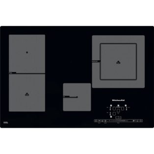   KitchenAid 75 cm széles beépíthető flexi zónás indukciós főzőlap booster fokozattal KHIP4 77511-21%!