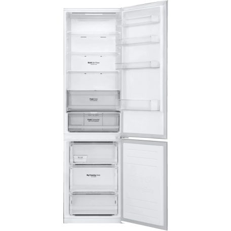 LG 384L A+++-20% Total NoFrost, Inverteres kombinált hűtőszekrény INOX GBP62PZNBC-31%!