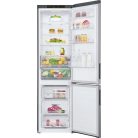 LG 384L A+++-20% Total NoFrost, Inverteres kombinált hűtőszekrény INOX GBP62PZNBC-31%!