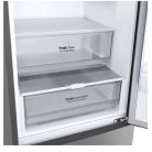 LG 384L A+++-20% Total NoFrost, Inverteres kombinált hűtőszekrény INOX GBP62PZNBC-31%!