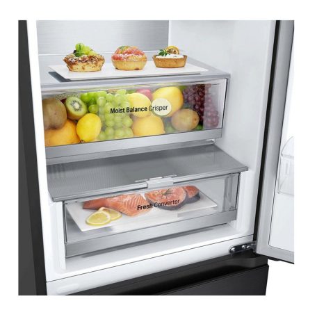 LG 387L A+++-10%, NoFrost, WiFi, Inverteres kombinált hűtőszekrény GRAFIT GBV5250CEP-24%!