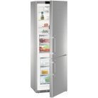 Liebherr 393L A+++, NoFrost, BluePerformance 70 cm széles kombinált hűtőszekrény INOX CBNes 5775-37%!