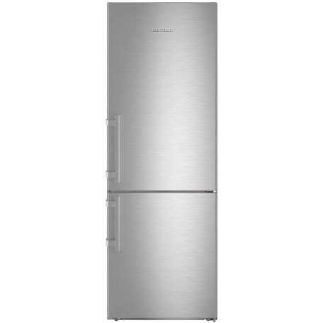 Liebherr 393L A+++, NoFrost, BluePerformance 70 cm széles kombinált hűtőszekrény INOX CBNes 5775-37%!