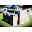 Lux Prime "L" 7 részes műrattan bárszett-24%!