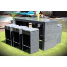 Lux Prime "L" 7 részes műrattan bárszett-24%!