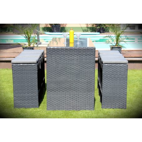 Lux Prime "L" 7 részes műrattan bárszett-24%!