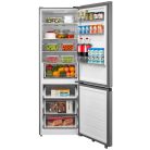 Midea 442L, A+++-10%, NoFrost, Inverteres kombinált hűtőszekrény INOX MERB405MIC46-33%!