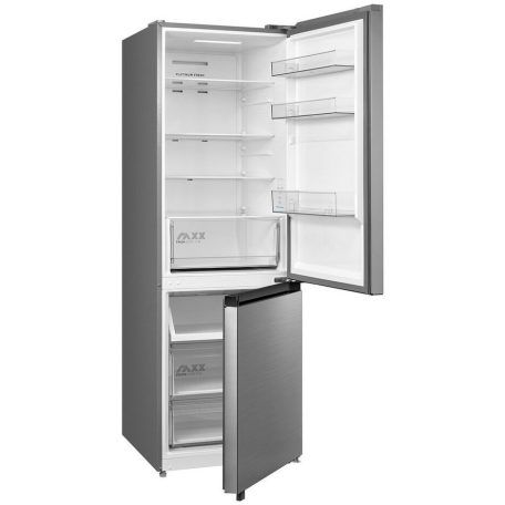 Midea 442L, A+++-10%, NoFrost, Inverteres kombinált hűtőszekrény INOX MERB405MIC46-33%!