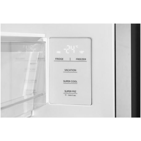 Midea 442L, A+++-10%, NoFrost, Inverteres kombinált hűtőszekrény INOX MERB405MIC46-33%!