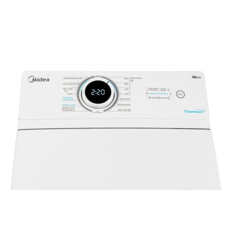 Midea 7 KG A+++-30% Gőzfunkciós, Inverteres felültöltős mosógép MF10ET70BA10-25%!