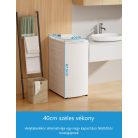 Midea 7 KG A+++-30% Gőzfunkciós, Inverteres felültöltős mosógép MF10ET70BA10-25%!