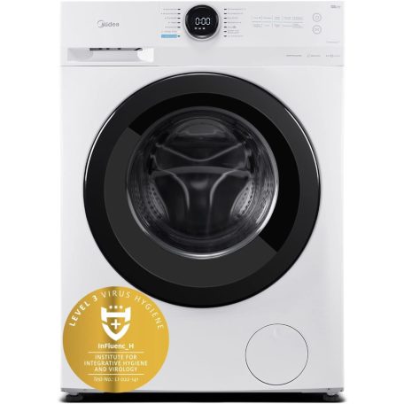 Midea 8 KG A+++ KESKENY Inverteres elöltöltős mosógép MF200W80B-E-31%!