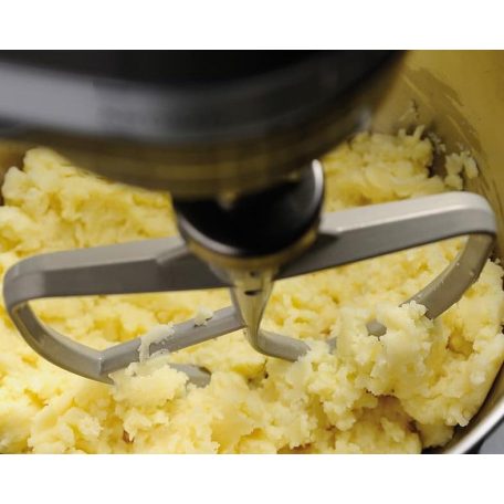 Oliver Voltz konyhai robotgép rozsdamentes acél tállal, 800W, 3,5 liter, 3 habverő, 12 fokozat + impulzus, FEHÉR-29%!