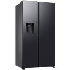 Samsung 635L, A+++-10%, NoFrost+, Inverteres, Vízadagolós amerikai hűtőszekrény FEKETE RS70F67KCFEF-28%!