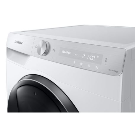 Samsung 9 KG A+++-30%, AI, Inverteres, AddWash, Wifi elöltöltős mosógép WW90T986ASH-46%!