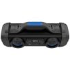   Hordozható bluetooth hangszóró, boombox, partymagnó, partyfények, vezeték nélküli, 60W, fekete, VOVSH01-30%!