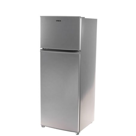 Vivax 204L A++ felülfagyasztós kombinált hűtőszekrény INOX DD-207E S-9%!