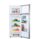 Vivax 204L A++ felülfagyasztós kombinált hűtőszekrény INOX DD-207E S-9%!