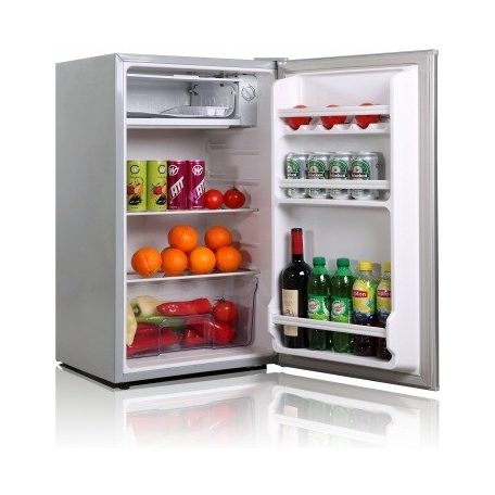 VOV VRF-90SS, A+ 90L egyajtós hűtőszekrény hidegen tartó rekesszel INOX-7%!