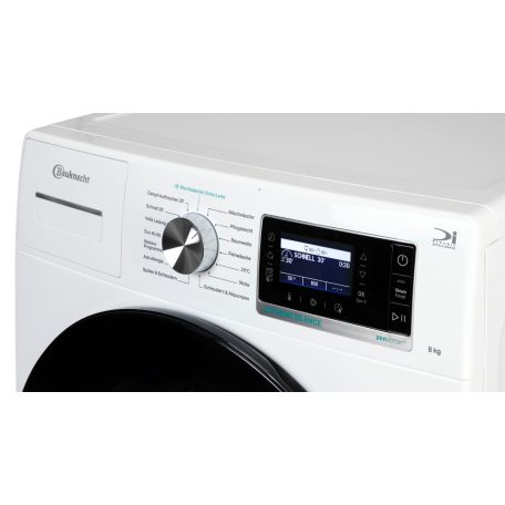 Whirlpool Bauknecht 8 KG A+++-30%, DirectDrive, Inverteres, Gőzfunkció, Magyar nyelvű elöltöltős mosógép B6R 88E SILENCE DE-24%!