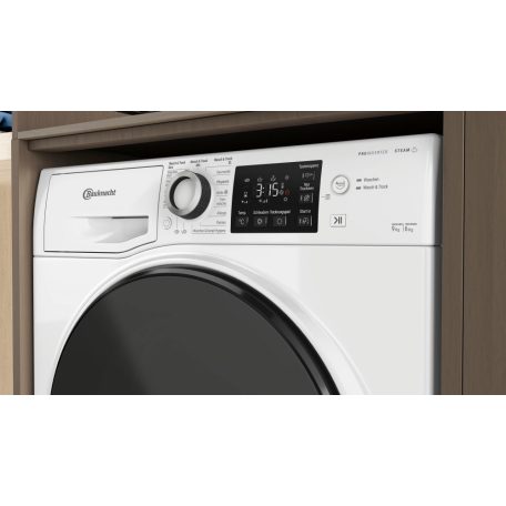 Whirlpool Bauknecht 9/6 kg A+++ Inverteres, Gőzfunkciós mosó-szárítógép WT Super Eco 96S 41 N-25%!