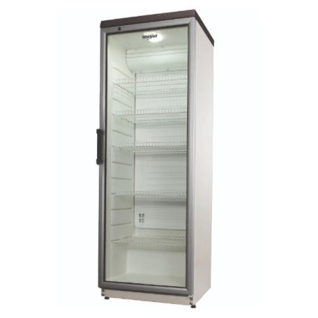 Whirlpool ADN 201/1 Üvegajtós hűtőszekrény, 350 l, alumínium