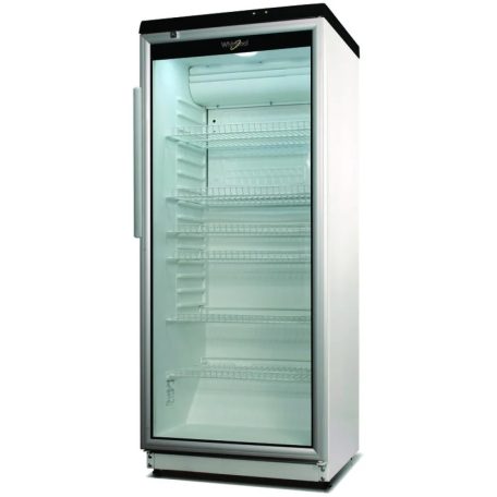 Whirlpool ADN 202/1  Üvegajtós hűtőszekrény, 290 l, alumínium Üvegajtós hűtőszekrény, 290 l, alumínium