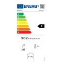 Whirlpool ADN 202/1  Üvegajtós hűtőszekrény, 290 l, alumínium Üvegajtós hűtőszekrény, 290 l, alumínium
