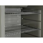 Whirlpool ADN 203/1S Üvegajtós hűtőszekrény, 350 l, alumínium