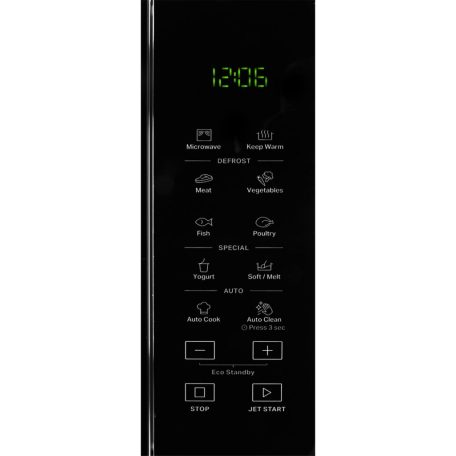 Whirlpool 25L 1400W, Grilles, Autocook, Jet Start mikrohullámú sütő  MWP 251 SB mikrohullámú sütő-18%!