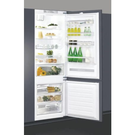Whirlpool A+ StopFrost 6. érzék 194 cm beépíthető kombinált hűtőszekrény SP40 801 EU-33%!!
