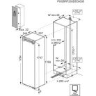 AEG 310L A++ Series 6000 Coolmatic egyajtós beépíthető hűtőszekrény TK6DS18XES-33%!