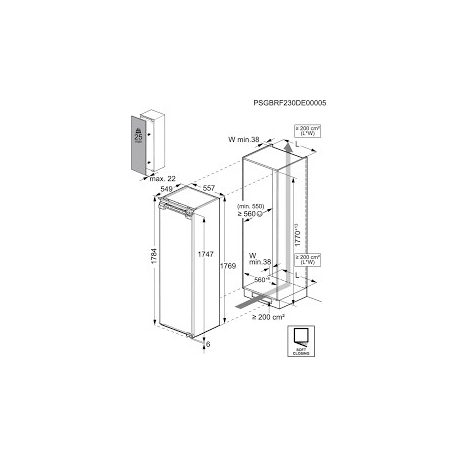 AEG 310L A++ Series 6000 Coolmatic egyajtós beépíthető hűtőszekrény TK6DS18XES-33%!