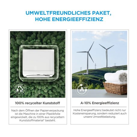 Midea 10 KG A+++-30%, Inverteres, Gőzfunkciós elöltöltős mosógép MF11EW100BA10-25%!
